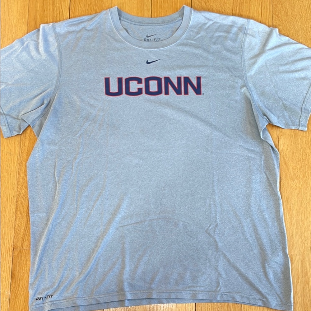Nike UConn Dri-FIT Gray T-Shirt